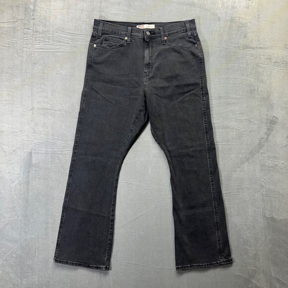 Signature Levi Strauss Women's High-Rise Kick Boot Jeans Size 10 Black #2011 - Picture 1 of 9